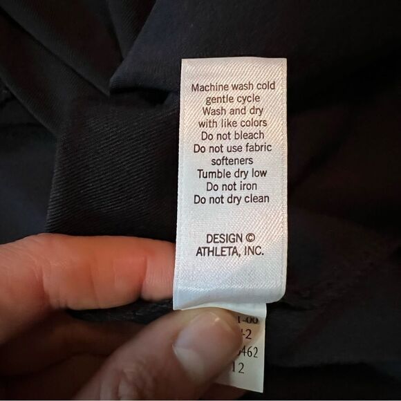 Athleta black tiered asymmetric hem skirt - Picture 7 of 10